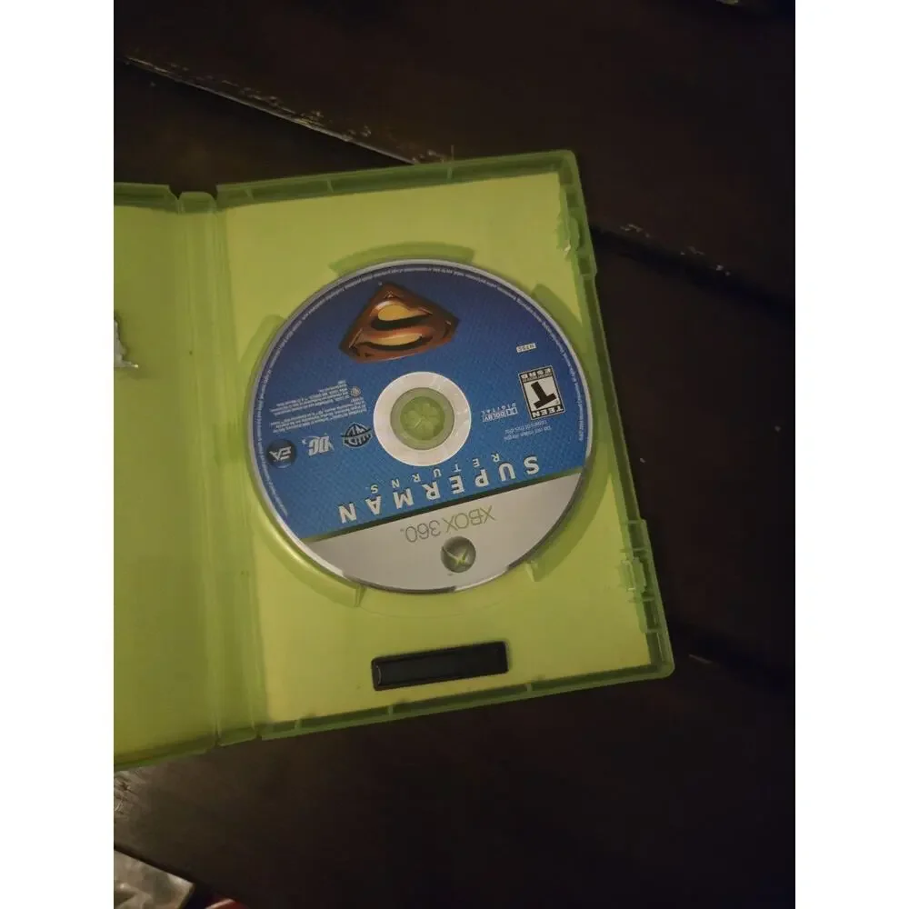 Superman Returns Xbox 360 2006 EA Warner Bros DC Video Game Disc & Case